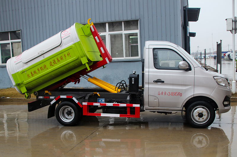 (蓝牌)長(cháng)安勾臂垃圾車(chē)(双轮)(3方)