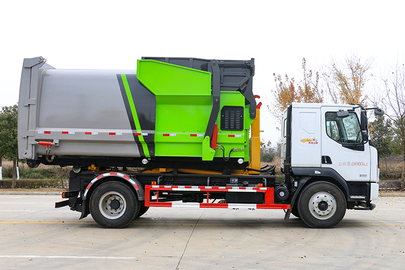 (套臂)东风柳汽乘龙套臂垃圾車(chē)(12方)