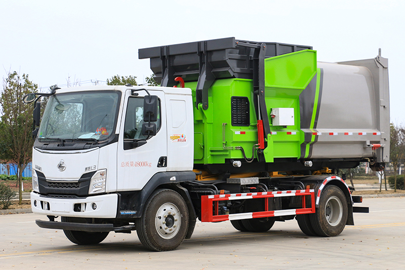 (套臂)东风柳汽乘龙套臂垃圾車(chē)(12方)